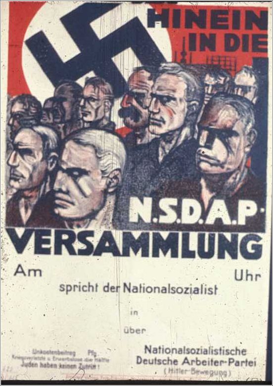 Advirtisement - Come to the NSDAP Meeting